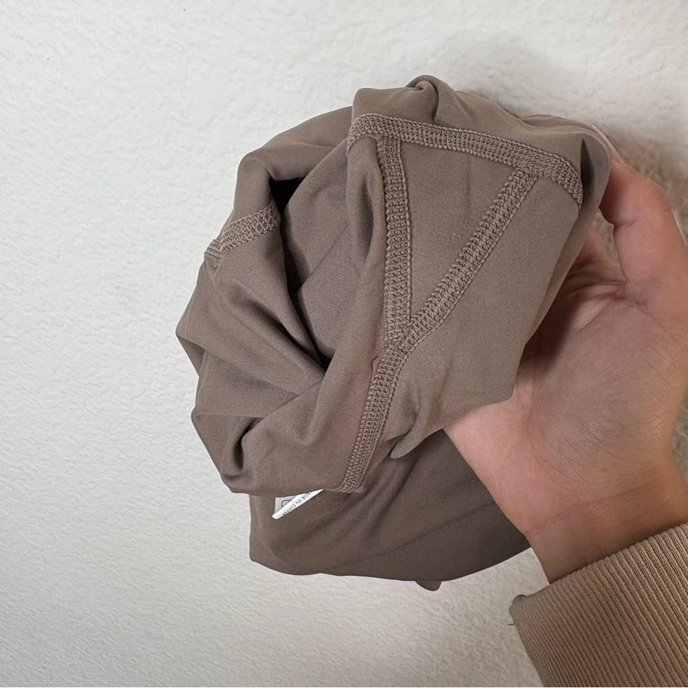 NWOT Halara tan biker shorts - Picture 11 of 11